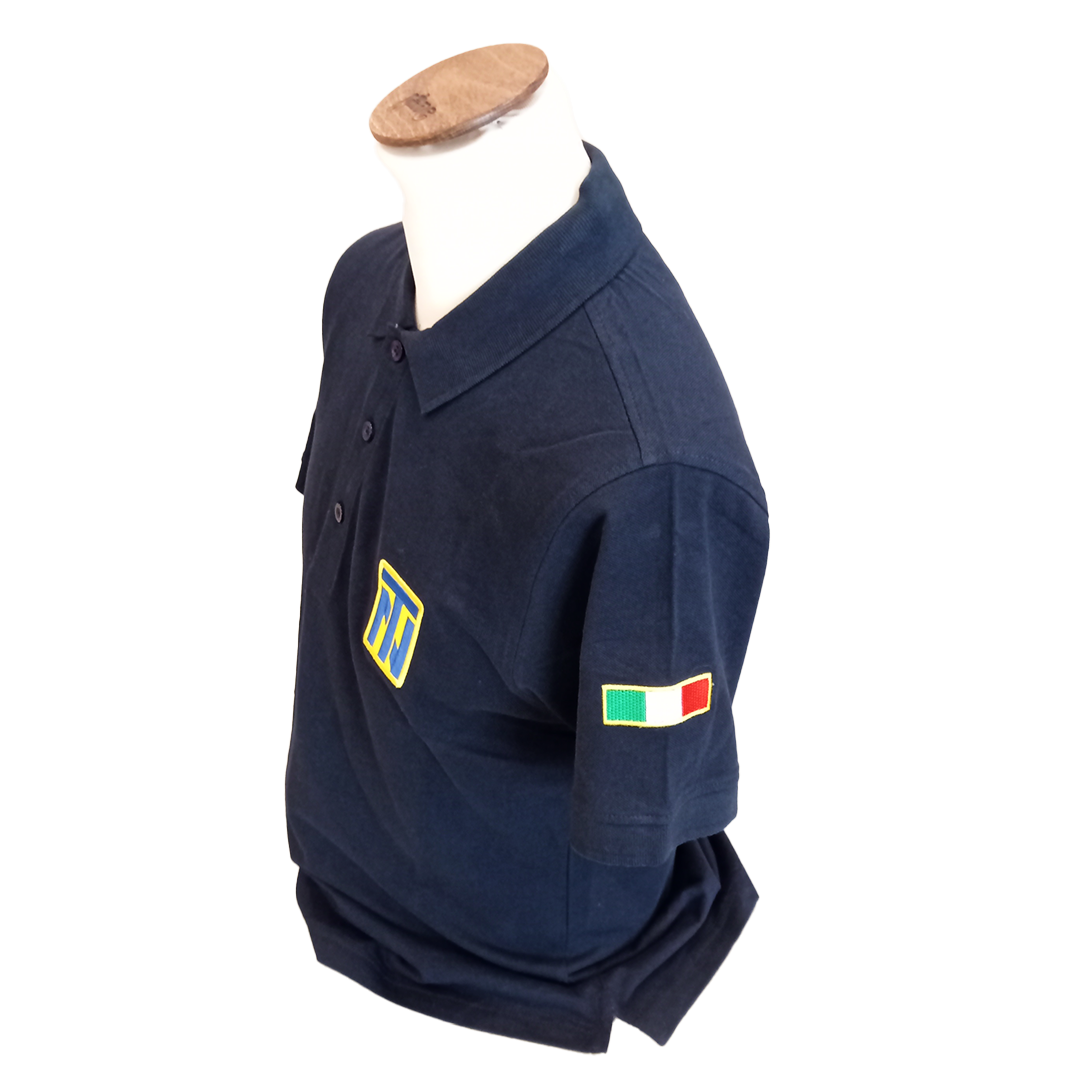 Blue polo shirt Tazio Nuvolari size S